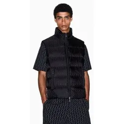 A|X Armani Exchange für Herren. XM001581AF16628UC001 Schwarze Daunenweste (S), Lässig, Polyamid