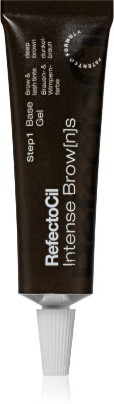 RefectoCil Intense Brow[n]s Base Gel eyebrow and eyelash tint with gel consistency shade Deep Brown 15 ml