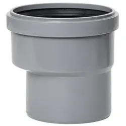 Airfit Reduzieradapter Muffe DN125  Spitzende 110, exzentrisch, aus PP