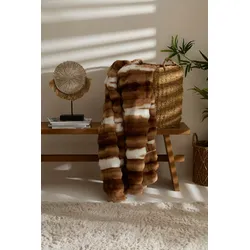 Karaca Rabbit Braun Sherpa Decke 130x150