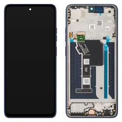 Motorola Display Unit fur Moto G56, Dazzling Blue (Display, Motorola Moto G56), Mobilgerät Ersatzteile, Blau
