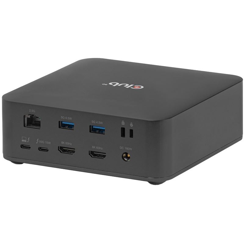 Club 3D Thunderbolt5 13-in-1 Dockingstation 3 Displays St/Bu