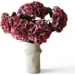 Künstlicher Blumenstrauß Burgundy Hydrangea