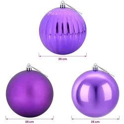 vidaXL, Christbaumschmuck, Weihnachtsbaumkugeln (3x)