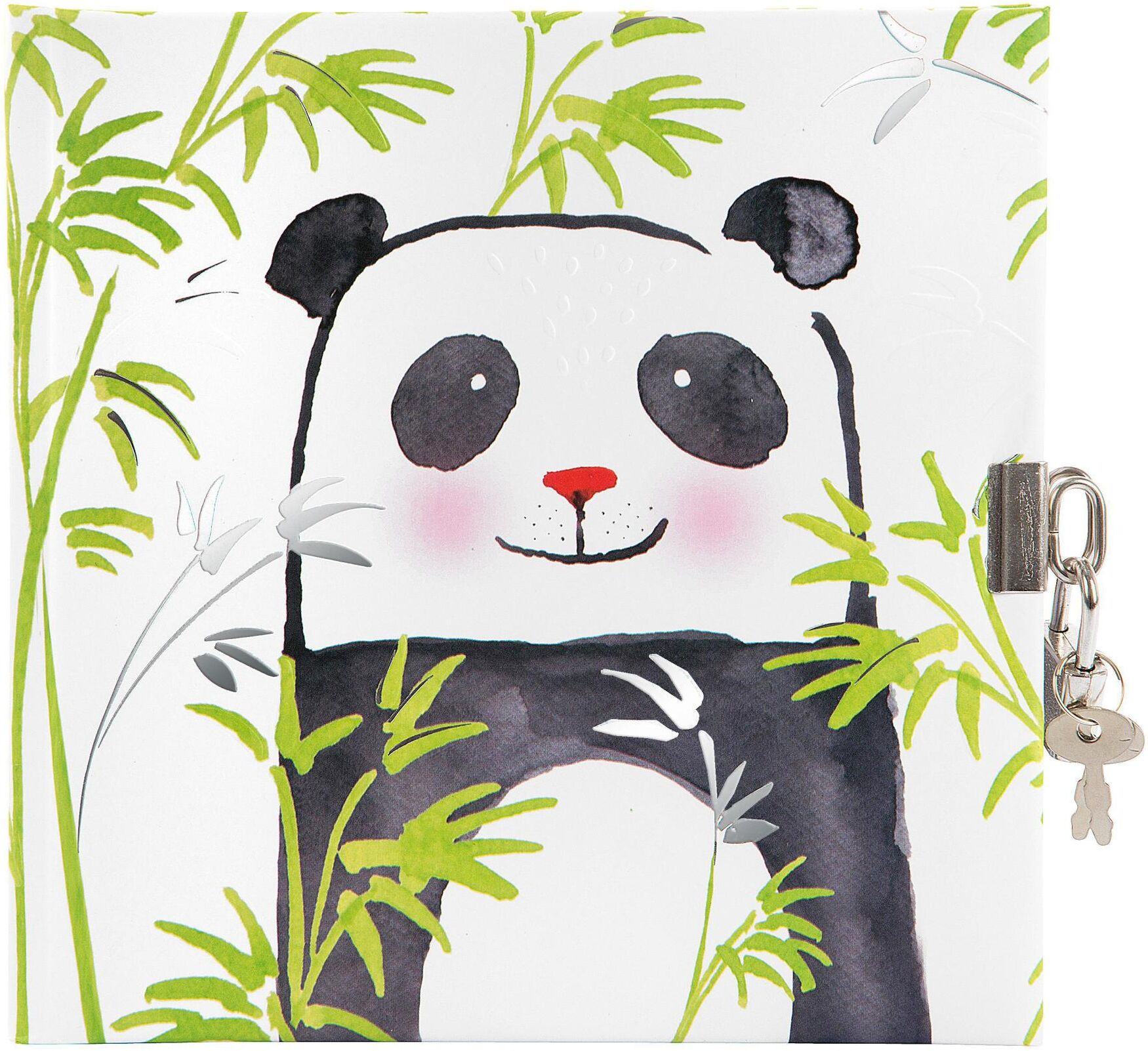 Tagebuch GOLDBUCH "Tagebuch Panda", bunt (mehrfarbig), Notizbücher, Tagebuch mehrfarbig Einheitsgröße