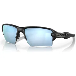 Oakley, Unisex, Sportbrille, Sonnenbrille Flak 2.0 XL (Matt Schwarz, PRIZM DEEP WATER POLAR), Schwarz