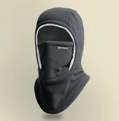 Inspired Living Thermal Windproof Balaclava Mask For Cycling, Skiing & Motorcycle Riding dark Gray