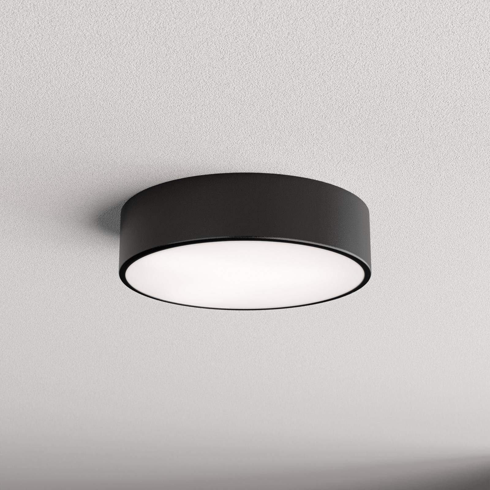 Motion Sensor Ceiling Light Cleo 300 TEMAR LIGHTING, Black, Hallway, metal, Modern, Ceiling Light with Sensor