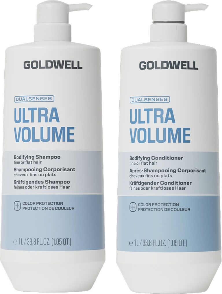Goldwell Dualsenses Ultra Volume Bodifying Shampoo 1000Ml & Ultra Volu