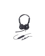 Yealink UH42 Dual Headset On-Ear kabelgebunden USB-A USB-C Zertifiziert für Microsoft Teams (1308195)