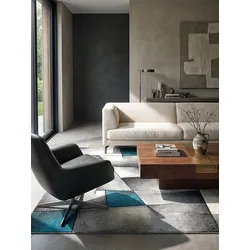 Läufer Polypropylen Türkis 80x300 cm - BIENO   Kadima Design