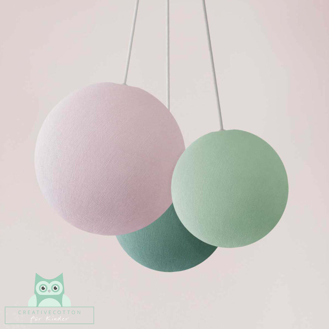Creative Labs Creativecotton 3-Light Globe Pendant Sunrise