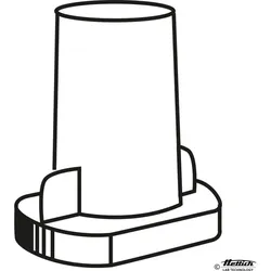 Zyto-Kammer mit Dichtung, PP, 1-fach 8 ml