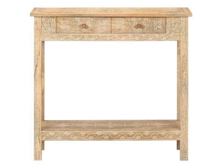 Table console - UMR - 80x35x74 cm Bois de manguier massif LL25806