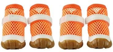 Inspired Finds Breathable Anti Slip Summer Dog Shoes For Small Dogs orange xl