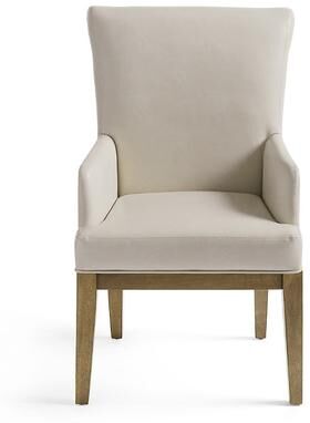 Corinne Dining Armchair - Harvest, Harvest/ Marbled Dove Gray - Grandin Road