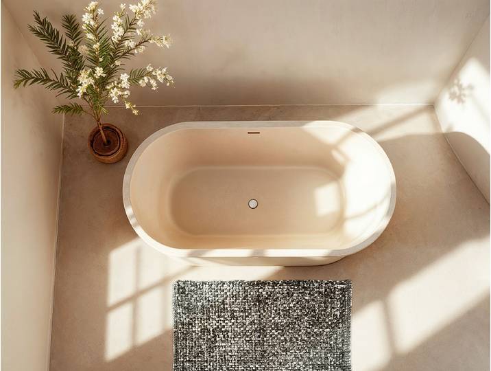 Tapis de bain Massimo 70 x 120cm Gris/Anthracite