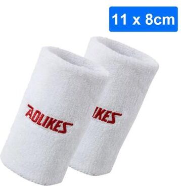 Uplift Picks AOLIKES Moisture Wicking Athletic Wrist Sweatbands white (11x8 Cm)