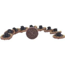 KS Tools 515.5072 Ersatz-Schleifpads, Ø26,7mm, Körnung 80, 10er Pack