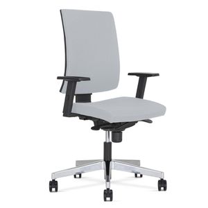 Nowy-Styl Bürostuhl Navigo, hellgrau, Stoff, belastbar bis 110 kg