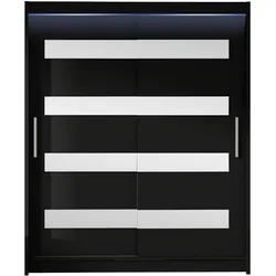 SCHWEBETÜRENSCHRANK Westa XIII, mit RGB LED Beleuchtung