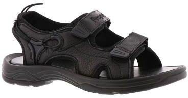 Propet Surfwalker II - Mens 8 Black Sandal E3