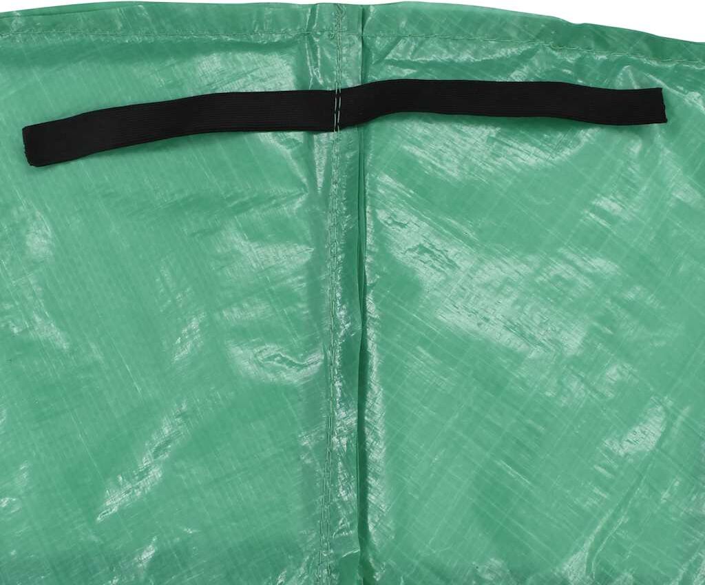 vidaXL Coussin de sécurité PE Vert de trampoline rond de 3,66 m