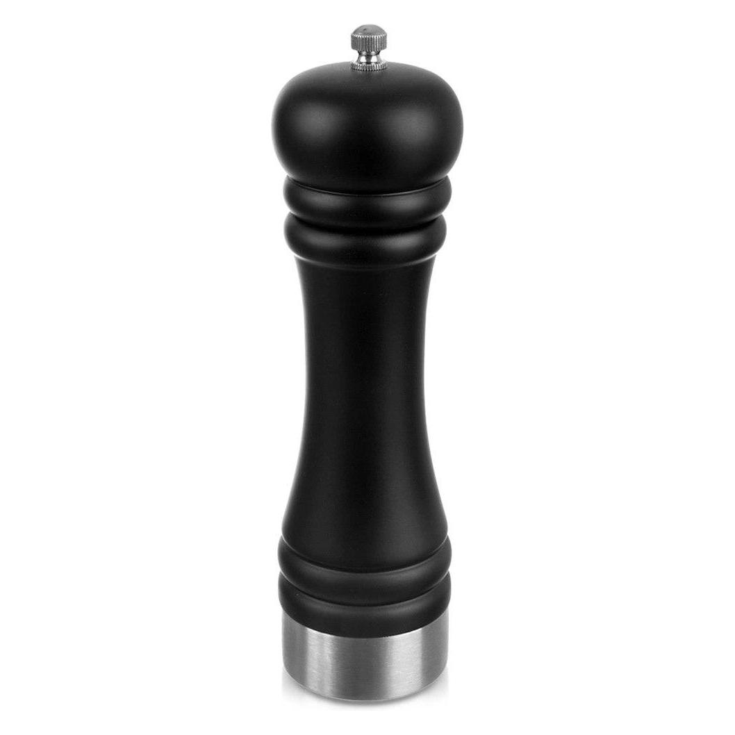 Orion Młynek do pieprzu i soli drewniany czarny 21,5 cm (Pfeffer, Salz) (63927788)