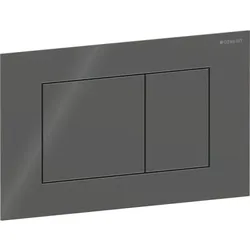 Geberit Sigma40 BetPl., eckig, f. 2-Mengen-Sp lava, Glas