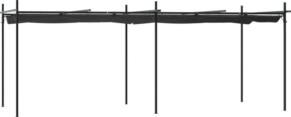 Pergola mit Schiebedach Anthrazit 589x292x230 cm