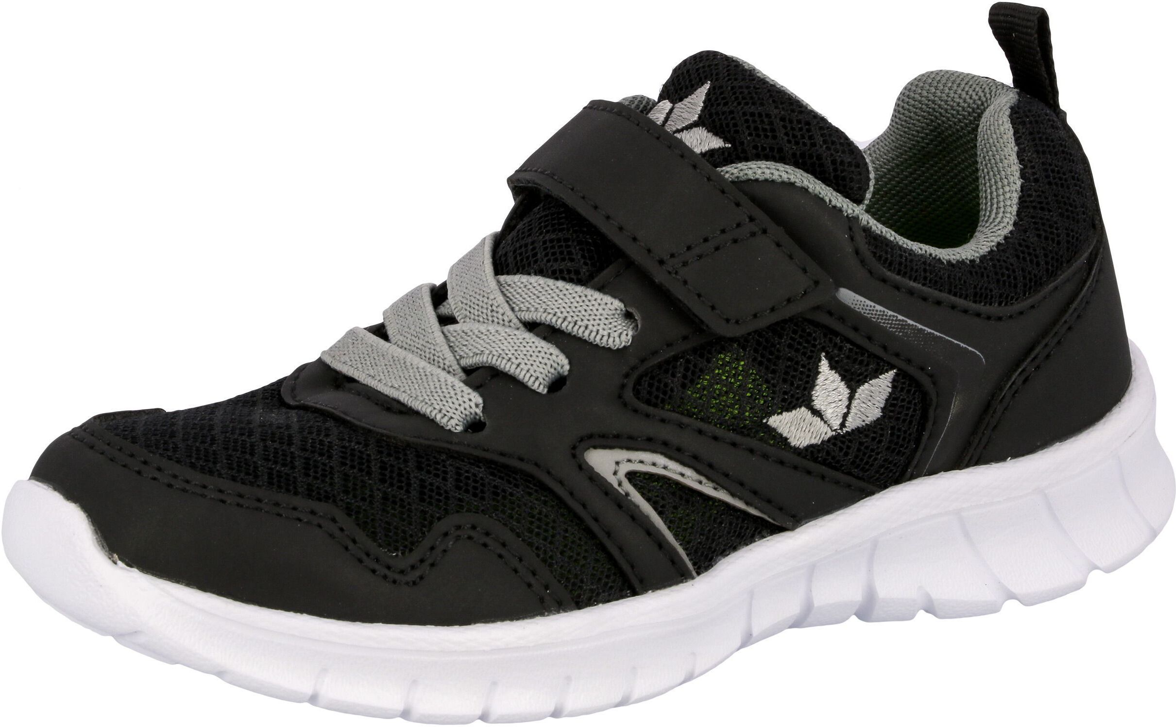 Sneaker LICO "Freizeitschuh Skip VS", Jungen, Gr. 30, Textil, schwarz, Synthetik, Schuhe Sneaker schwarz 30, Textil