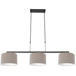 Steinhauer Pendelleuchte STANG, E27, 3-flammig, schlamm STE-3462ZW