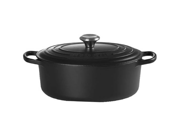 Le Creuset Signature Gusseisen Bräter 28 cm Schwarz