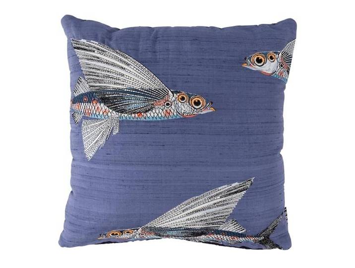 MOOOI Embroidered Flying Coral Fish Blue