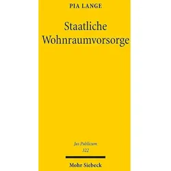 Staatliche Wohnraumvorsorge, Fachbücher von Pia Lange
