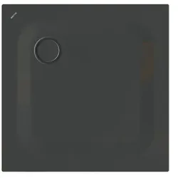 Bette quadrat Duschwanne „BetteUltra“ 850 × 850 mm ohne Oberflächenbeschichtung, ohne Oberflächenveredelung, ohne Wannenträger, in Schwarz