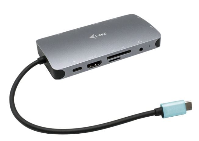 i-tec USB-C Metal Nano Dock 4K HDMI/VGA mit LAN + Power Delivery 100W