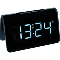 TFA 60254302 - Funk-Wecker, schwarz, weiße LED Anzeige