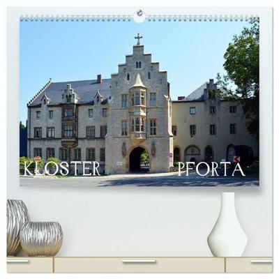KLOSTER PFORTA (hochwertiger Premium Wandkalender 2027 DIN A2 quer), Kunstdruck in Hochglanz