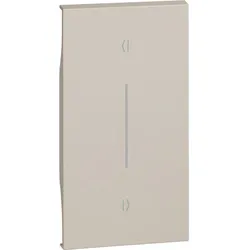 Legrand KM05M2V LivingNow 2-mod. Tastenabdeckung Auf-Ab für vert. Installation, Farbe Sand