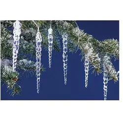 EGB, Lichterkette, LEDEiszapfenLichterkette 40 Zapfen weisse LED (10.85 m)