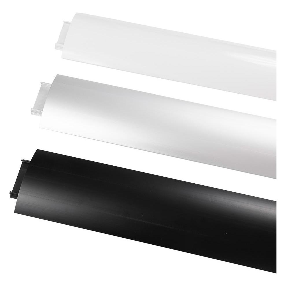 Bosscom Cable Cover - 100mm - 1,5m - White (Kabelkanal, 150 cm) (02040116)