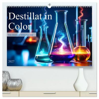 Destillat in Color (hochwertiger Premium Wandkalender 2027 DIN A2 quer), Kunstdruck in Hochglanz