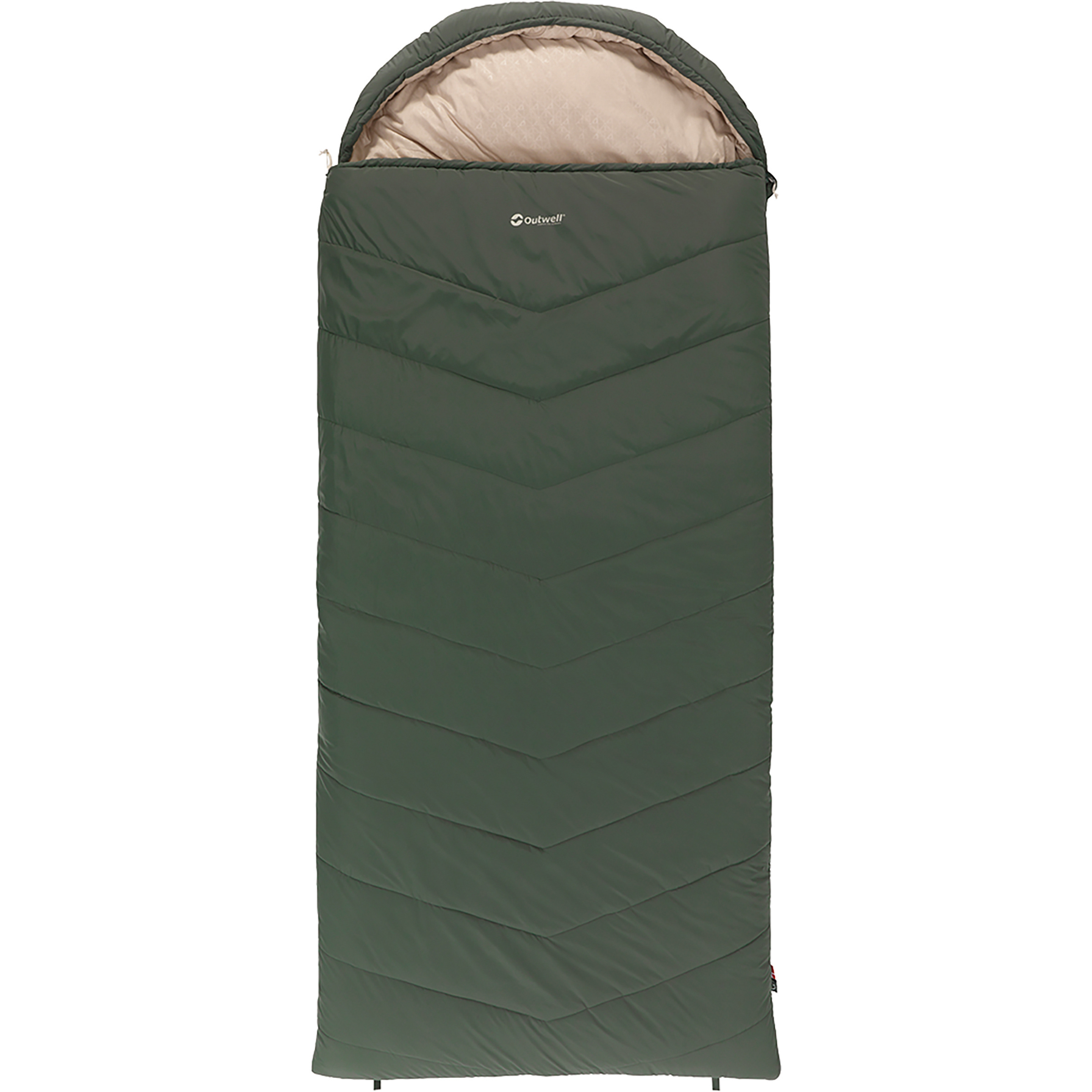 Outwell Caldera Lux XL Schlafsack Kunstfaserschlafsäcke gruen Größe max. 190cm Camping