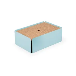 Kabelbox CHARGE-BOX pastelltürkis Kork