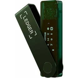 Ledger Nano X - Emerald Green (Bitcoin, Dash, Dogecoin, Ethereum Classic, Litecoin, Weitere), Crypto Wallet, Grün