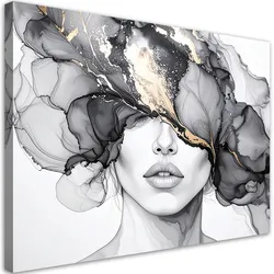 LEINWANDBILD Frau Abstraktion 60x40cm