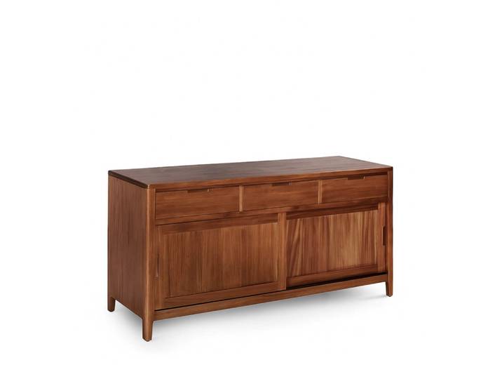 Buffet en bois marron L 170 cm