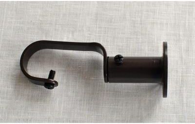 Urbnest "Zinc Steel Adjustable Bracket for 1"" Curtain Drapery Rod"