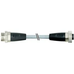 Murr Elektronik 7/8 Stecker-Buchse, Elektronikkabel + Stecker, Grau